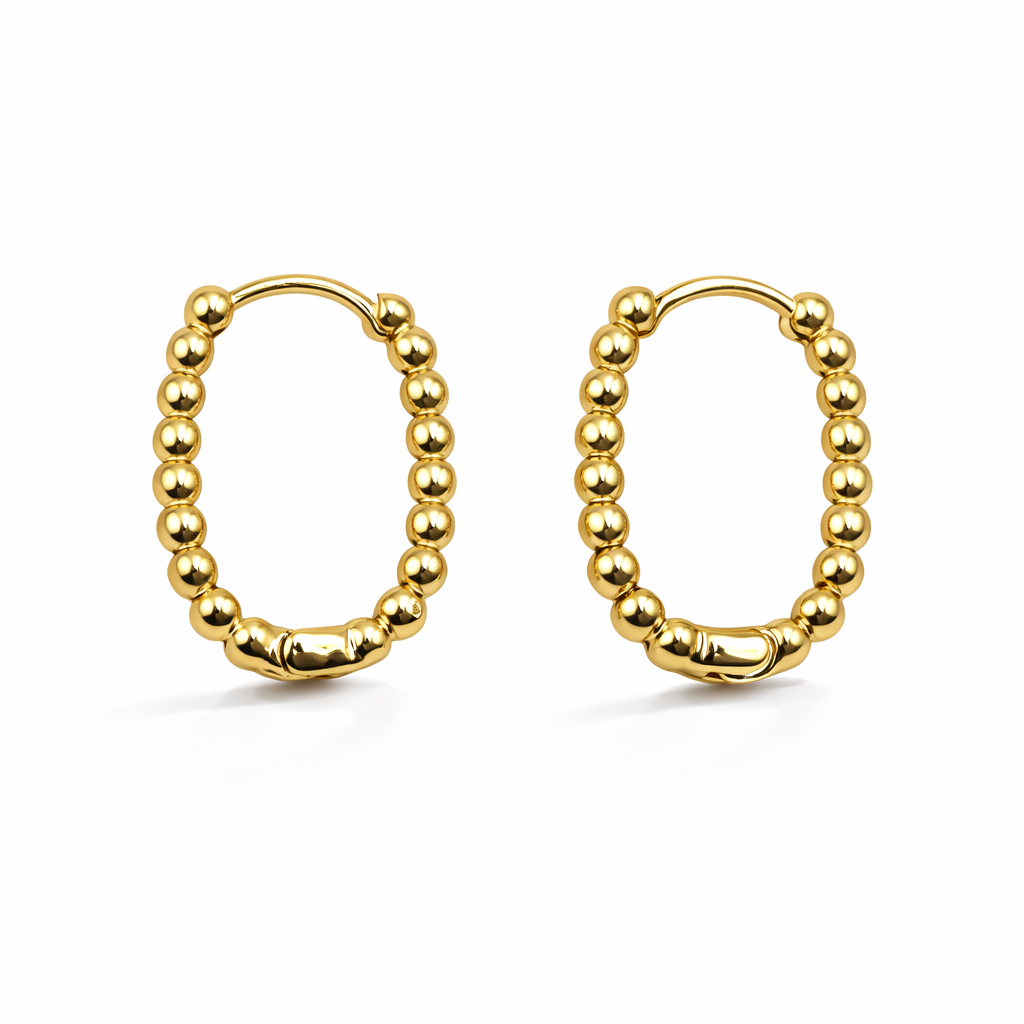 Golden Bead earrings