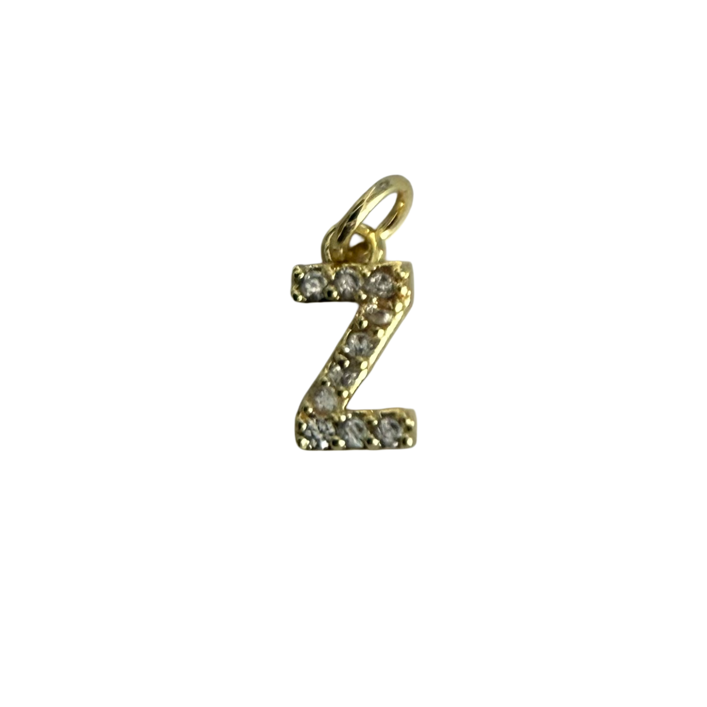 Single Sparkling earring - Initial