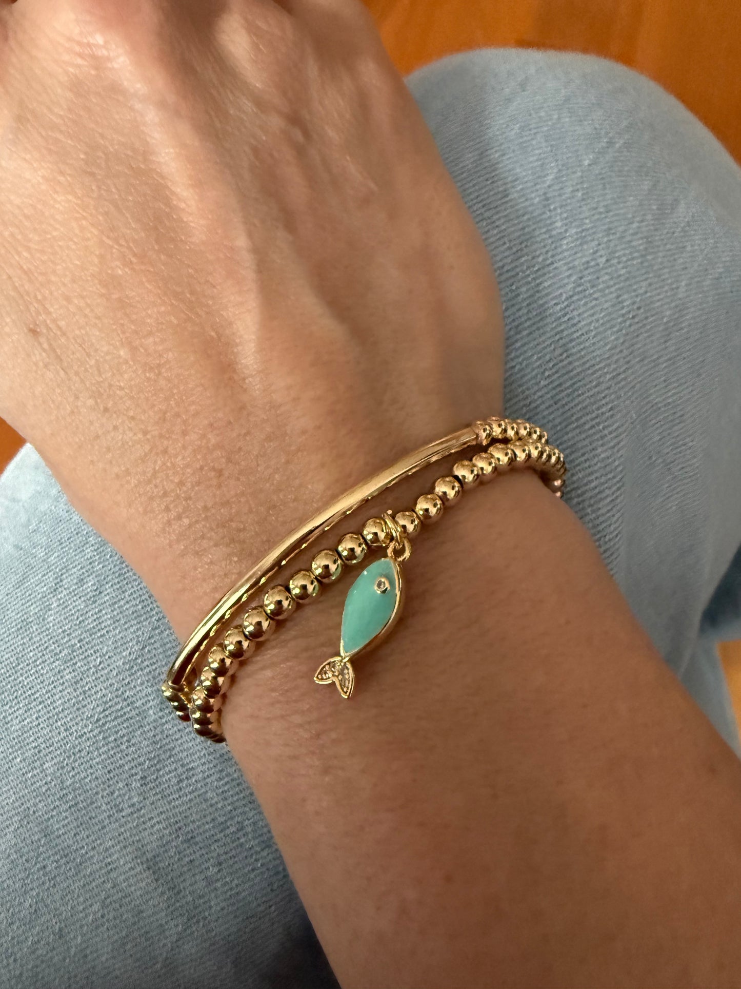 Set Golden Curve - Blue fish