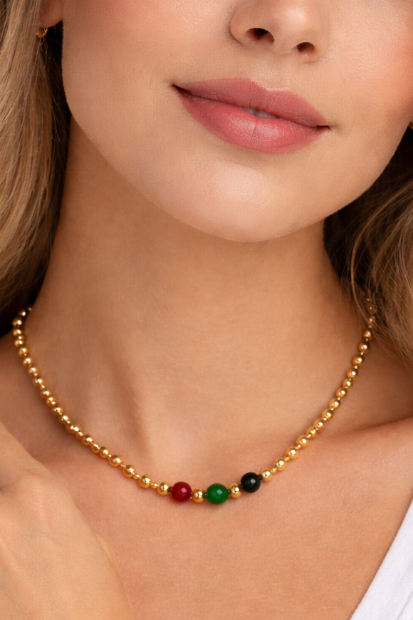 Nimma Collection - Double Dot Necklace NEC