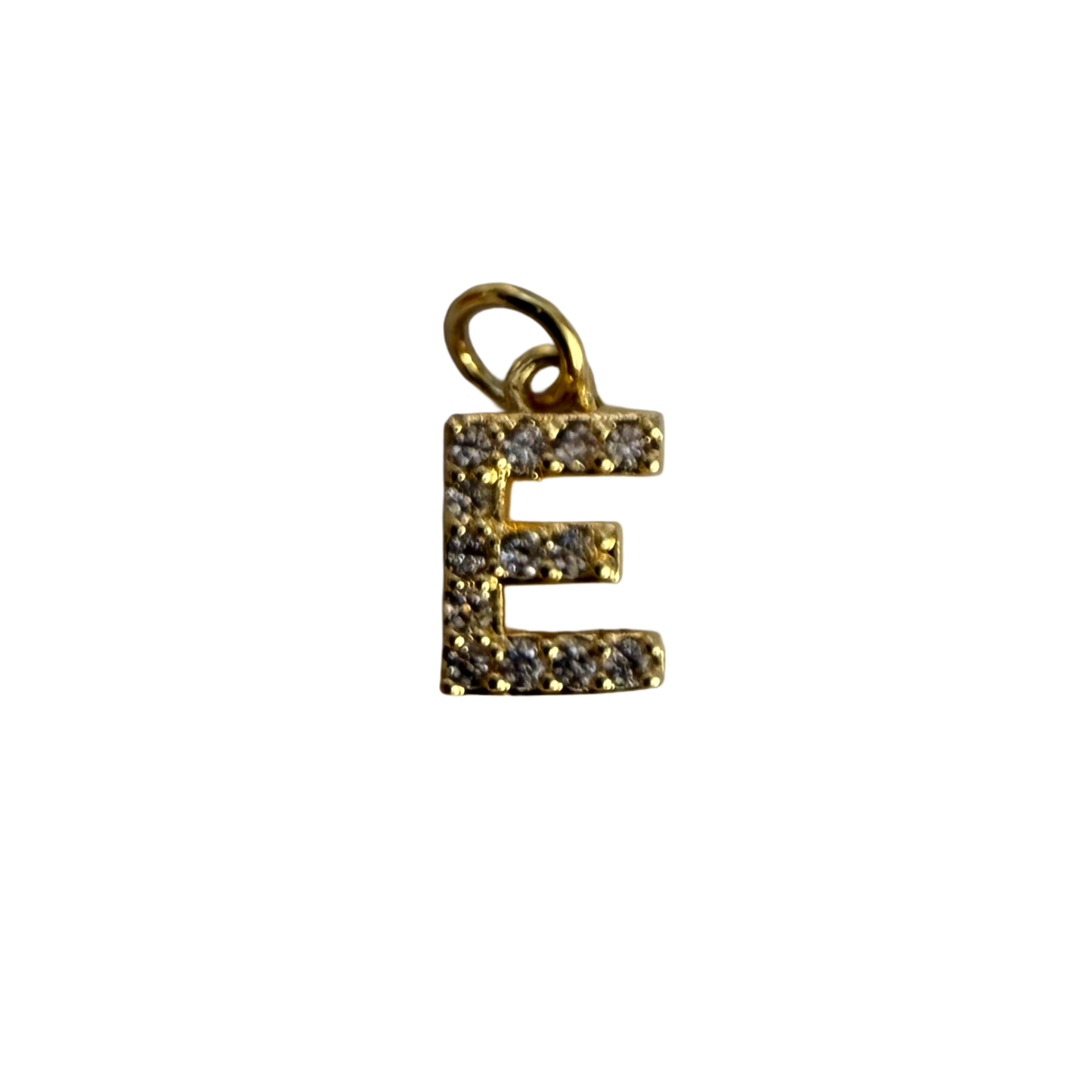 Single Sparkling earring - Initial