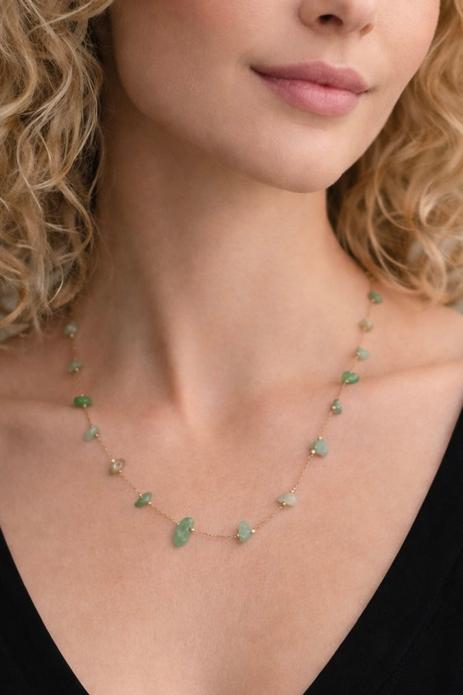 Petite Aventurine Necklace