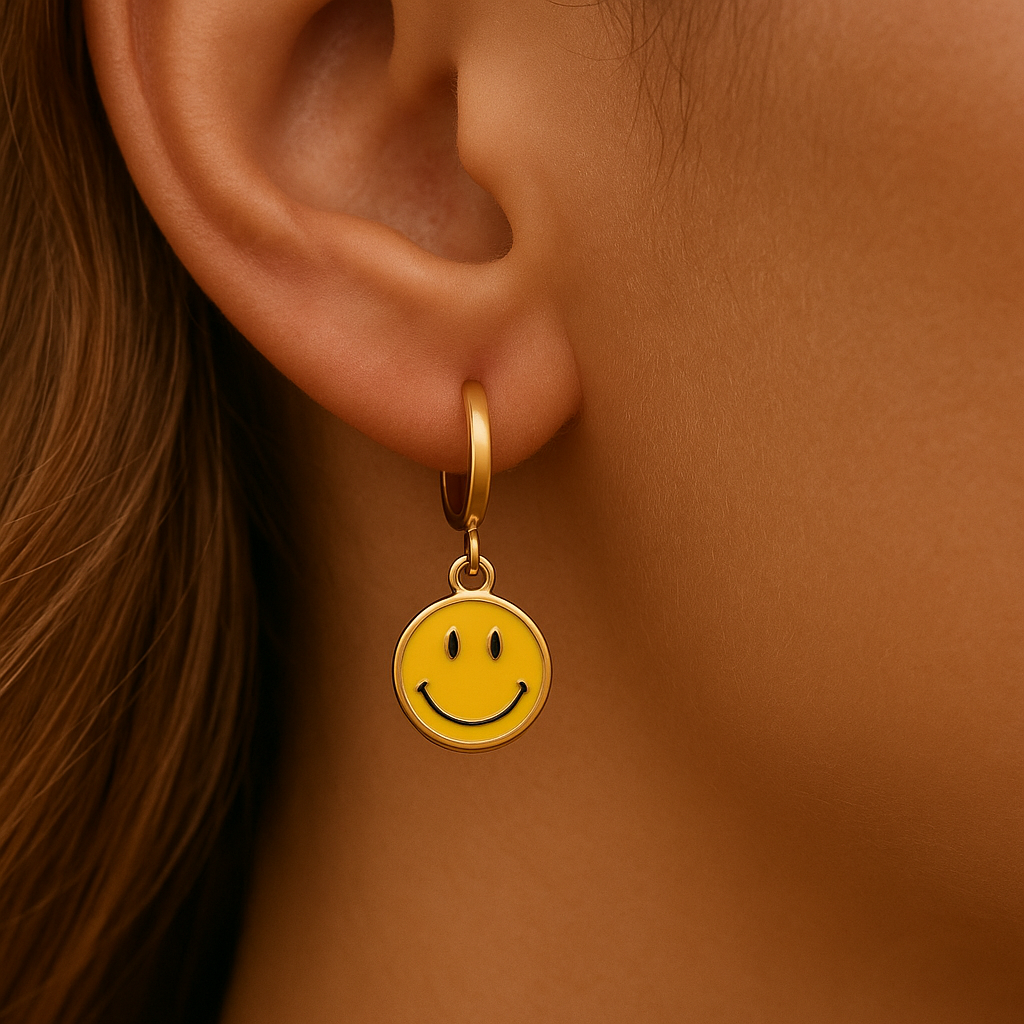 Smiley earrings - kies je kleur