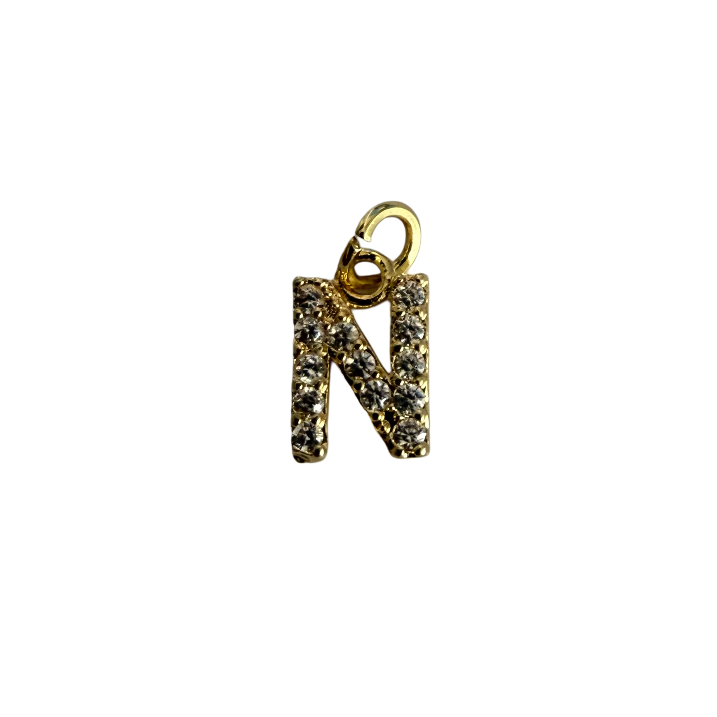 Single Sparkling earring - Initial