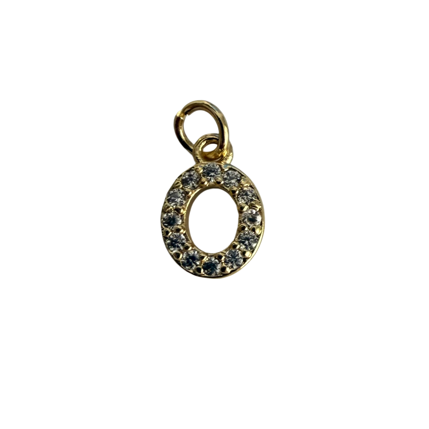 Single Sparkling earring - Initial