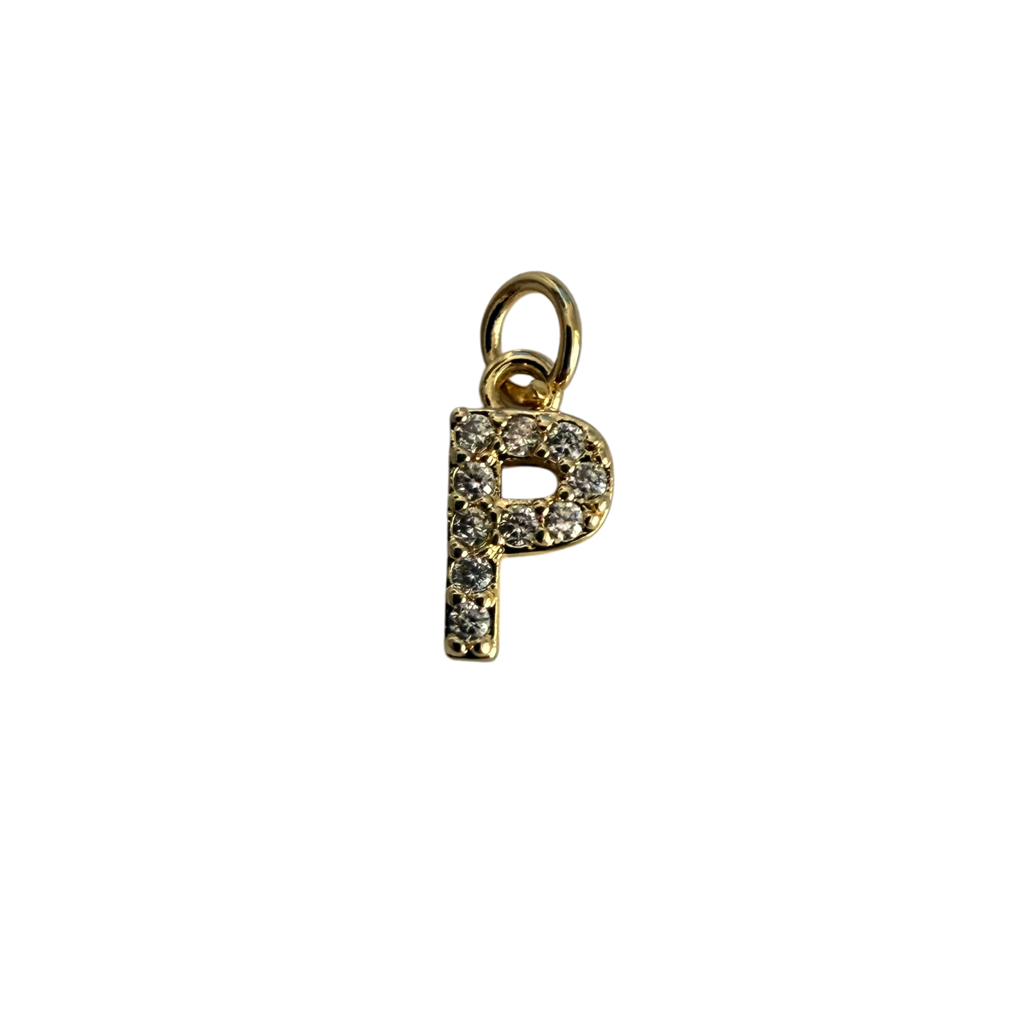 Single Sparkling earring - Initial