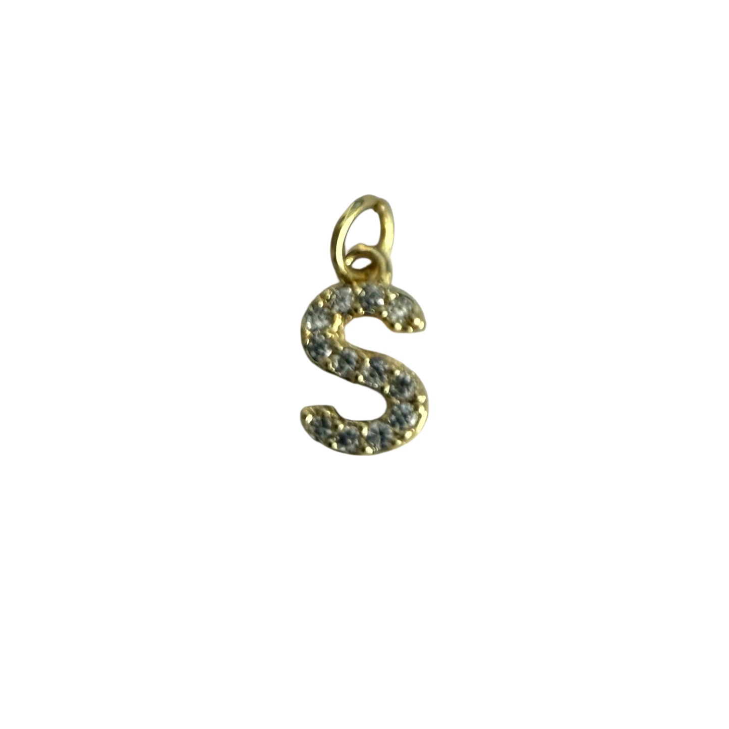 Single Sparkling earring - Initial