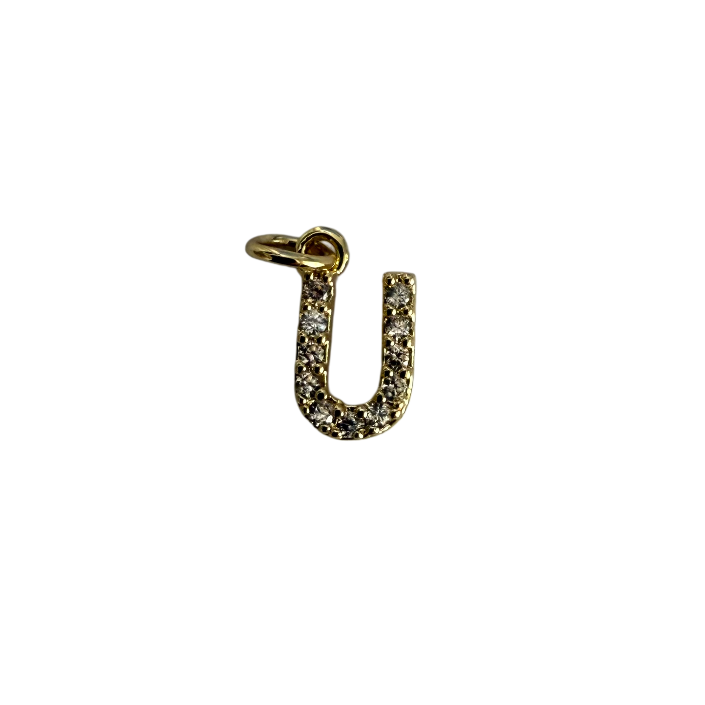 Single Sparkling earring - Initial