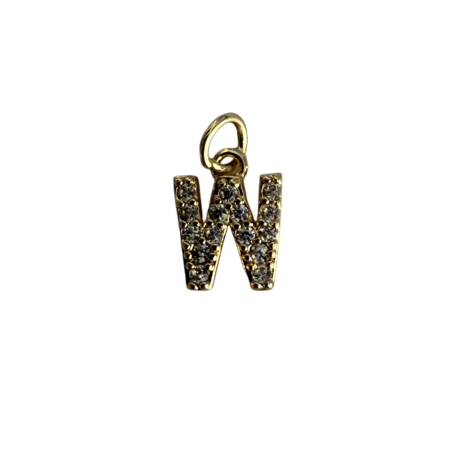 Single Sparkling earring - Initial