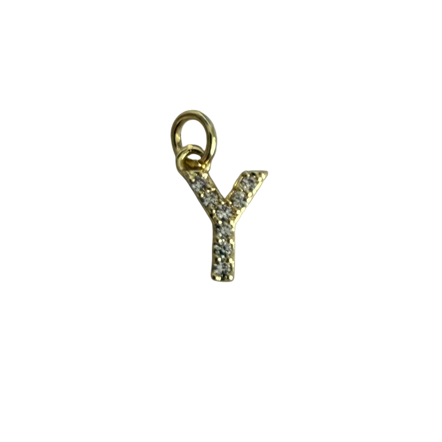 Single Sparkling earring - Initial