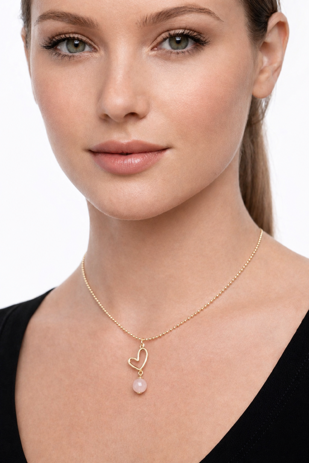 Heart Collection - Lovely Rose necklace